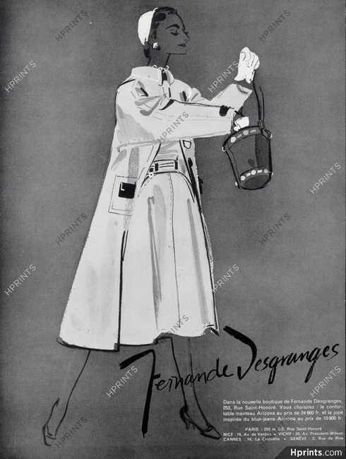 Fernande Desgranges (Couture) 1955 — Clipping