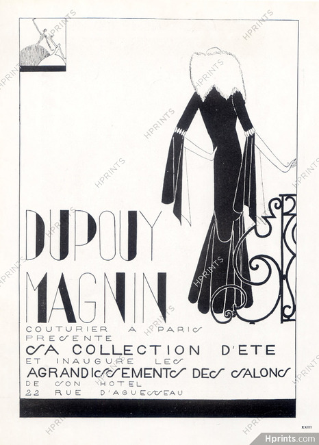 Dupouy-Magnin (Couture) 1930