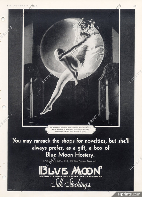 Blue Moon (Stockings Hosiery) 1930
