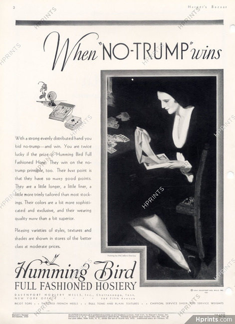 Humming Bird (Hosiery, Stockings) 1930