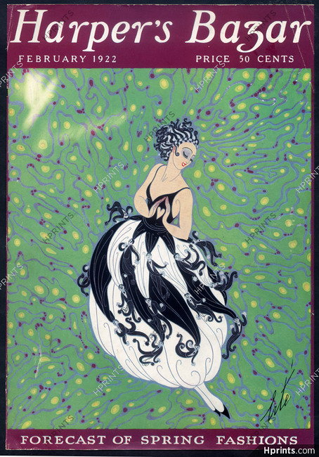 Erté (Romain de Tirtoff) 1922 Cover Only