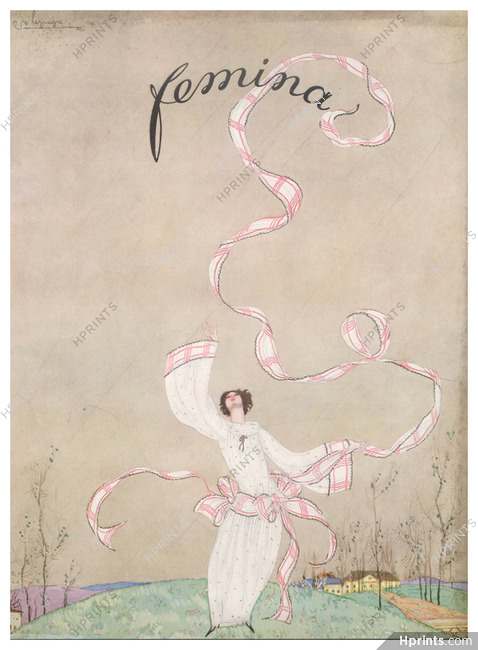 Georges Lepape 1923 Femina Cover