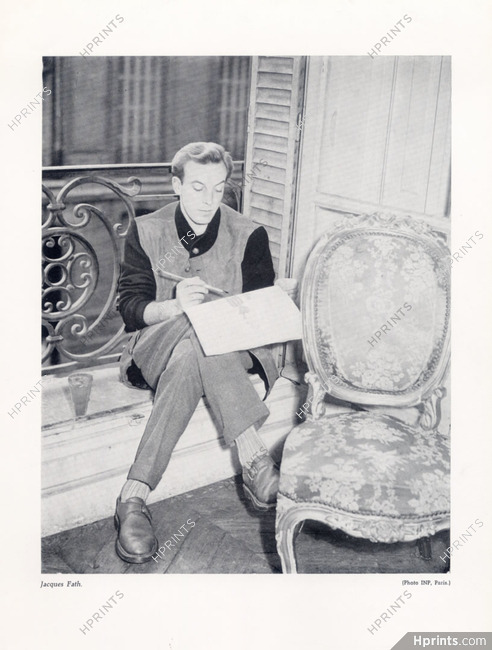 Jacques Fath (Portrait) 1947