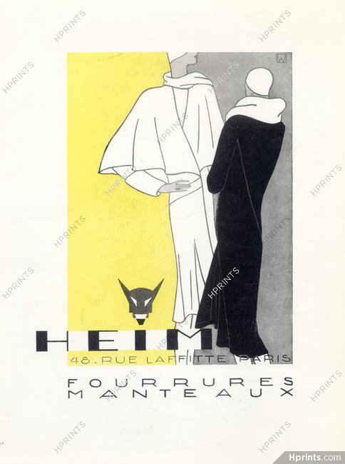 Jacques Heim (Furs & Coats) 1929