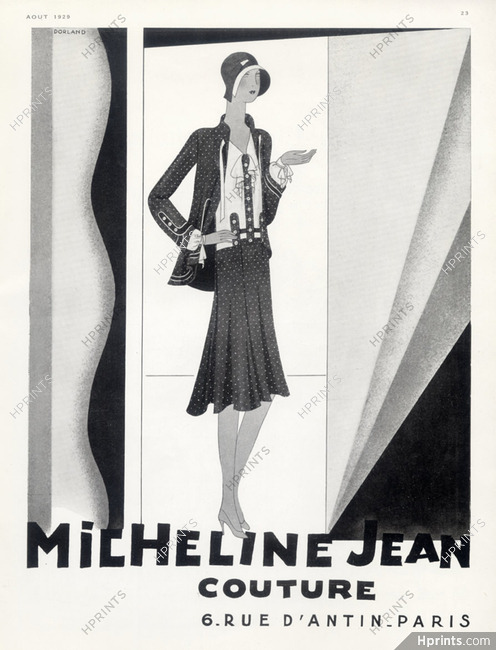 Micheline Jean (Couture) 1929