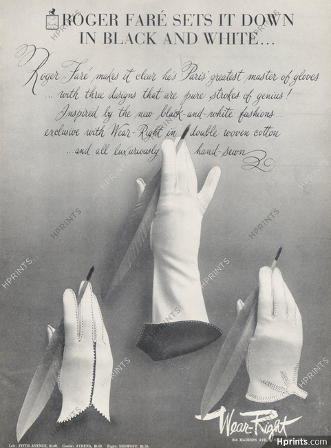 Roger Faré (Gloves) 1954