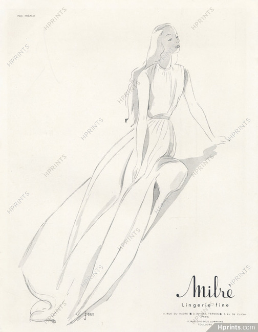 Milré (Lingerie) 1947 J. Dory