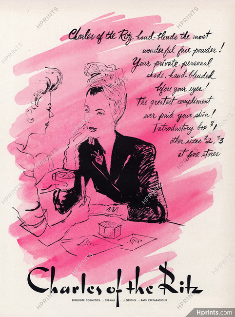 Charles of the Ritz (Cosmetics) 1942 Face Powder