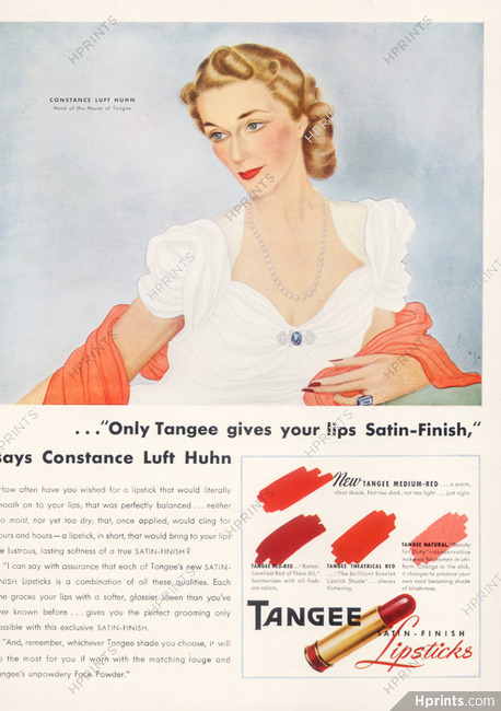 Tangee 1942 Constance Luft Huhn, Lipstick