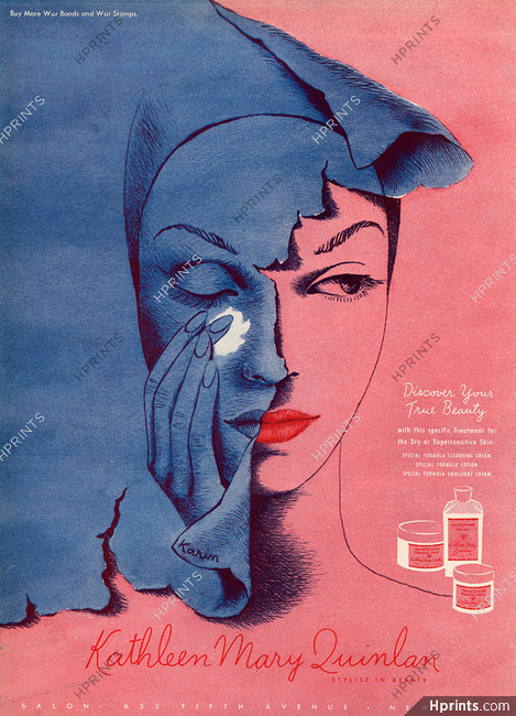 Kathleen Mary Quinlan 1944 Cleansing Cream, by Karin