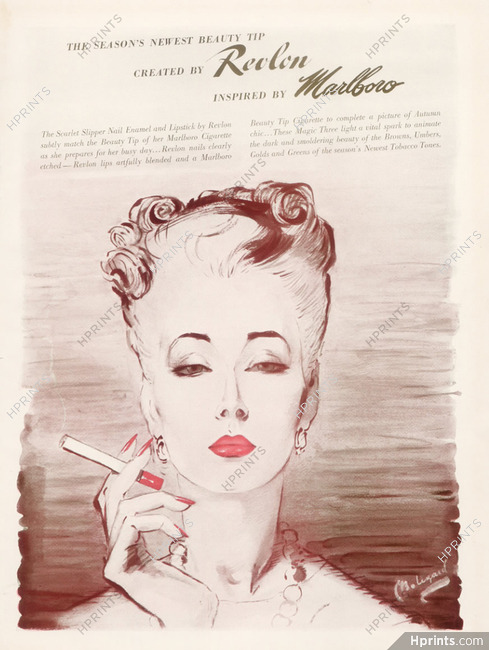 Revlon (Cosmetics) 1942 Bodegard, Lipstick, Nail Enamel