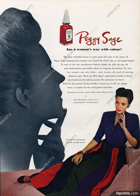 Peggy Sage (Cosmetics) 1944