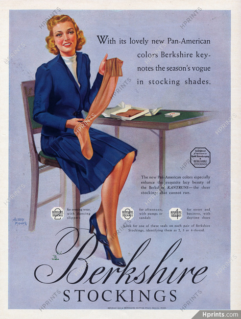Berkshire (Hosiery, Stockings) 1940 Albert Fisher