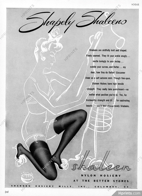 Shaleen (Hosiery, Stockings) 1941