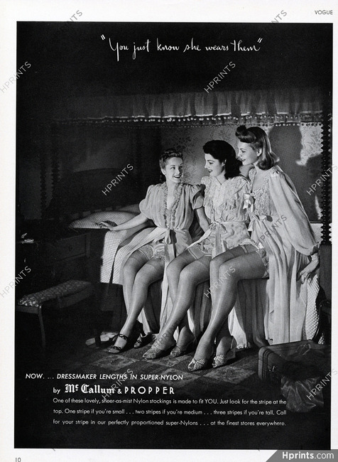 Mc Callum (Hosiery, Stockings) and Propper 1941