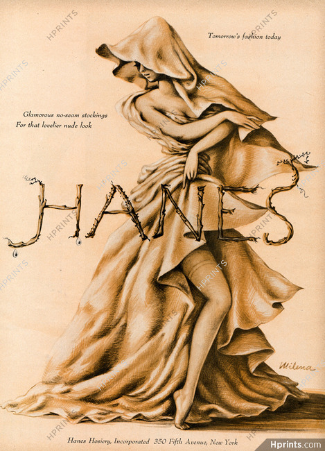 Hanes (Hosiery) 1944 Stockings, Milena
