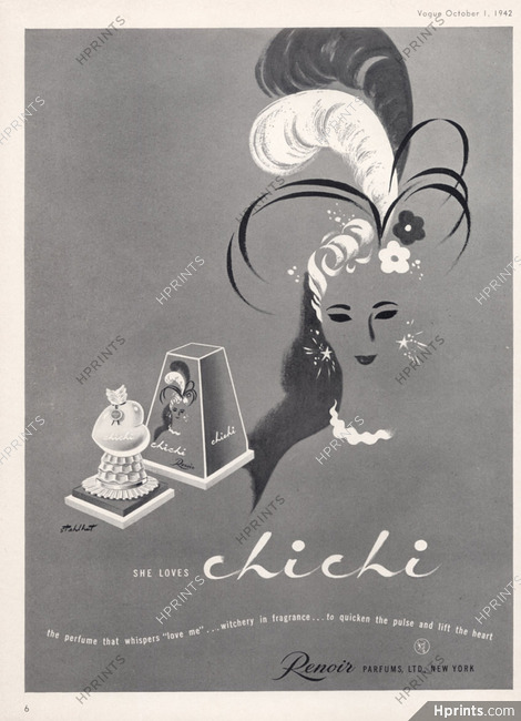 Renoir (Perfumes) 1942 Chichi