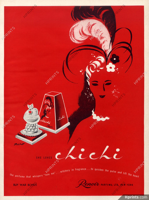 Renoir (Perfumes) 1943 Chichi