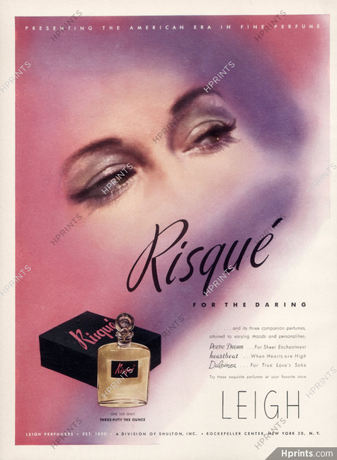 Leigh (Perfumes) 1943 Risqué