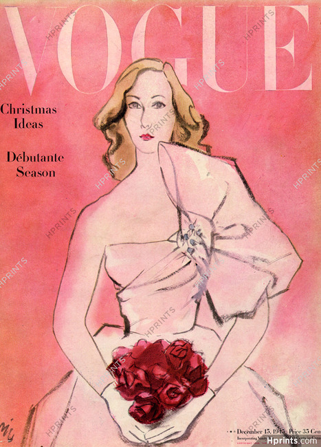 Henri Bendel 1945 Eric (Carl Erickson) Vogue Cover