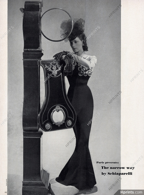 Schiaparelli (Couture) 1940 Dinner Dress