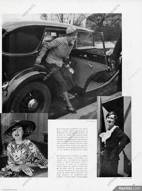 Worth (Couture) 1934 George Hoyningen-Huene