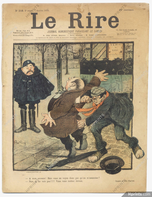 LE RIRE 1899 N°218 Abel Faivre, Lucien Metivet, Cup-and-ball, Henri III, Minions, 60 pages