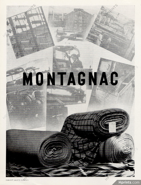 Montagnac (Fabric) 1948 Factory
