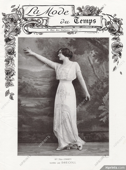 Drecoll 1913 Alice O'Brien, Talbot