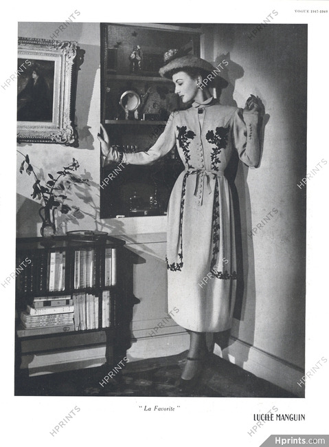 Lucile Manguin 1947 Fashion Photography