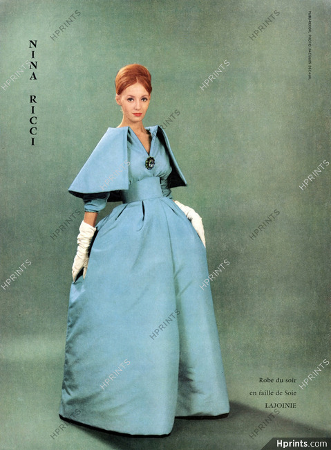 Nina Ricci 1959 Jacques Decaux, Lajoinie (Fabric)