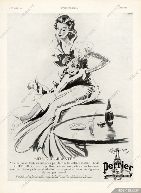 Perrier 1936 Jeune et Ardente, Domergue