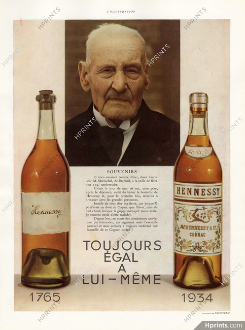 Hennessy (Cognac) 1934