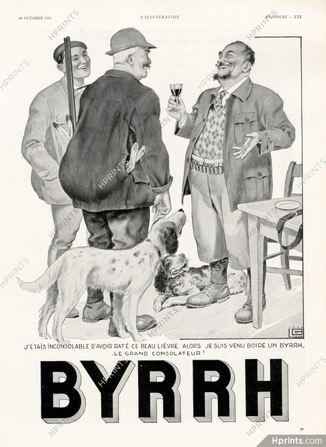 Byrrh 1934 Hunters, Léonnec