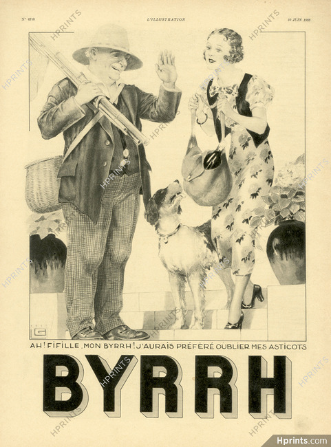 Byrrh 1933 Hunter, Léonnec