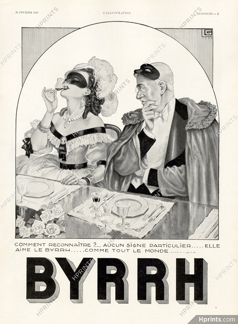 Byrrh 1936 Carnival Disguise, Léonnec