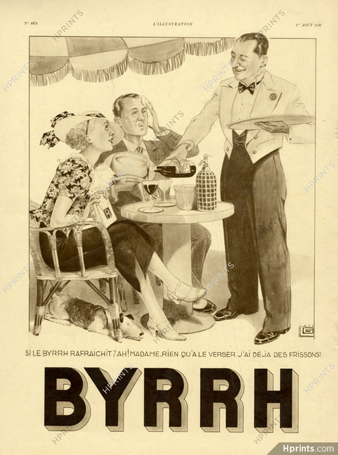 Byrrh 1936 Léonnec, Fox-terrier