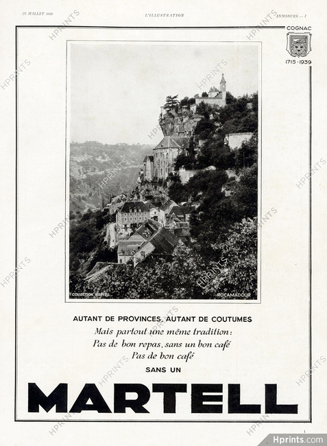 Martell 1939 Rocamadour