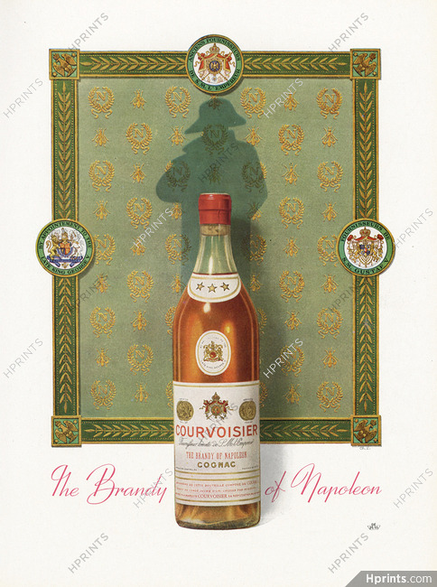 Courvoisier (Cognac) 1948 The Brandy of Napoleon