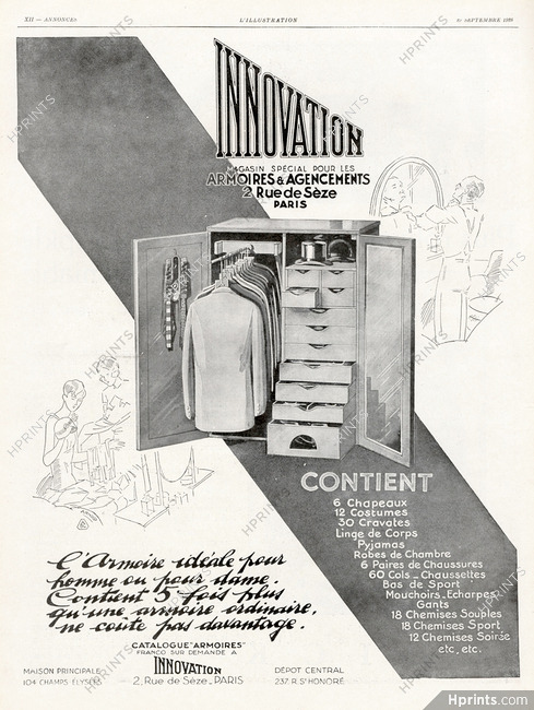 Innovation 1928 Armoires & Agencements, Arnold
