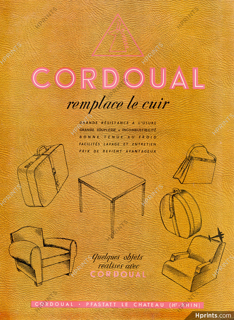 Cordoual 1947 Remplace le Cuir, Pfastatt le Chateau, Robert Lang