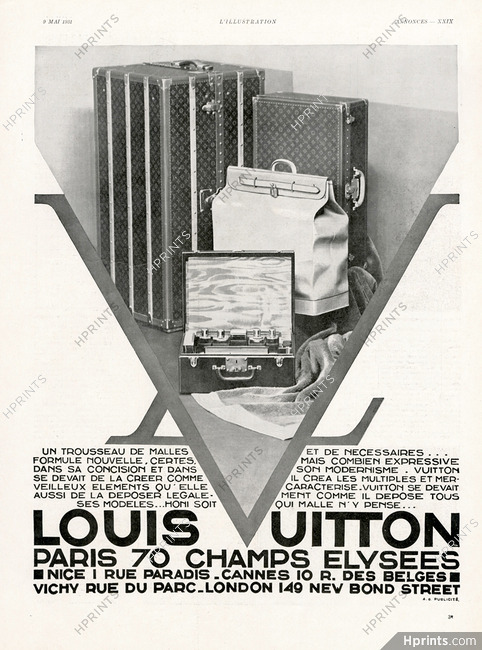 Louis Vuitton (Luggage, Baggage) 1931 Trousseau de malles et nécessaires