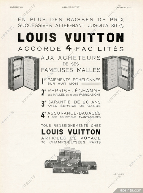 Louis Vuitton (Luggage) 1932 Malles
