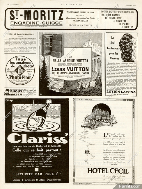 Louis Vuitton (Luggage, Baggage) 1923 Malle-Armoire Vuitton