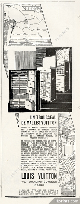 Louis Vuitton (Luggage, Baggage) 1928 Trunks