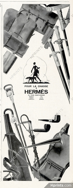 Hermès (Hunting) 1928 Pour la Chasse, Hemjic