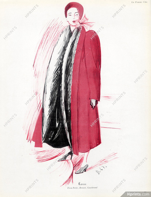 Carven 1947 André Delfau