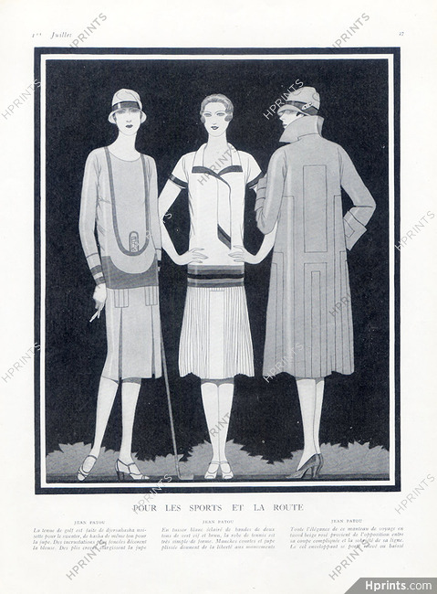 Jean Patou (Couture) 1926 Douglas Pollard, Fashion Golf