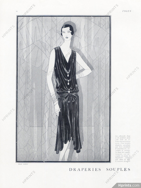 Jean Patou 1927 Douglas Pollard, Dinner Gown