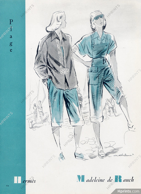 A. Delmar 1947 Madeleine De Rauch & Hermès